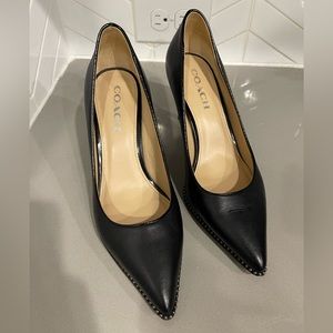 COACH Waverly Beadchain Leather Pumps
